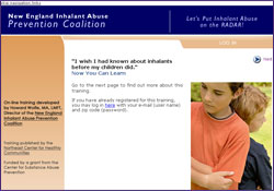 National Inhalant Abuse Training