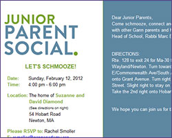 Gann Academy Junior Parent Social