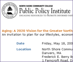 North Shore Community College Public Policy Institute