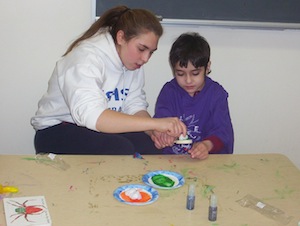 5 year old Ethan at Gateways (then Etgar L'Noar)