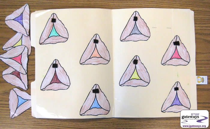 Color match hamantashen