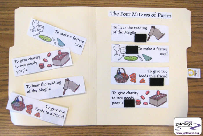 Match Purim mitzvot