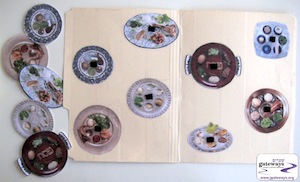 Photo match seder plates